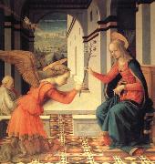 Fra Filippo Lippi The Annunciation with Donor oil painting reproduction